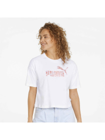 Футболка PUMA Floral Vibes Cropped Tee модель 671594 Фото
