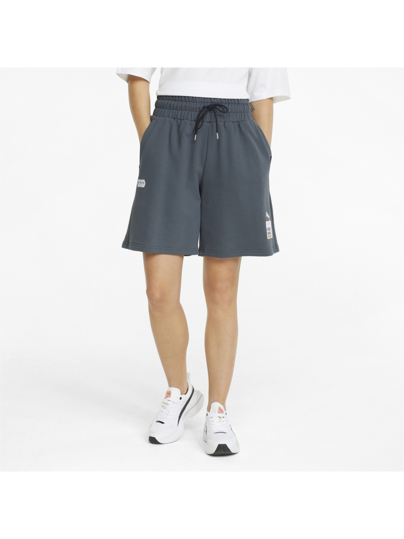 Повседневные шорты PUMA Brand Love High Waist Shorts модель 534464 Фото