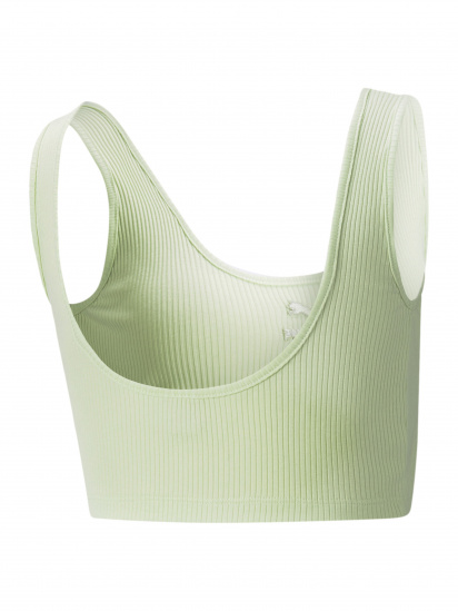 Топ спортивний PUMA Classics Ribbed Crop Top модель 533447 — фото - INTERTOP