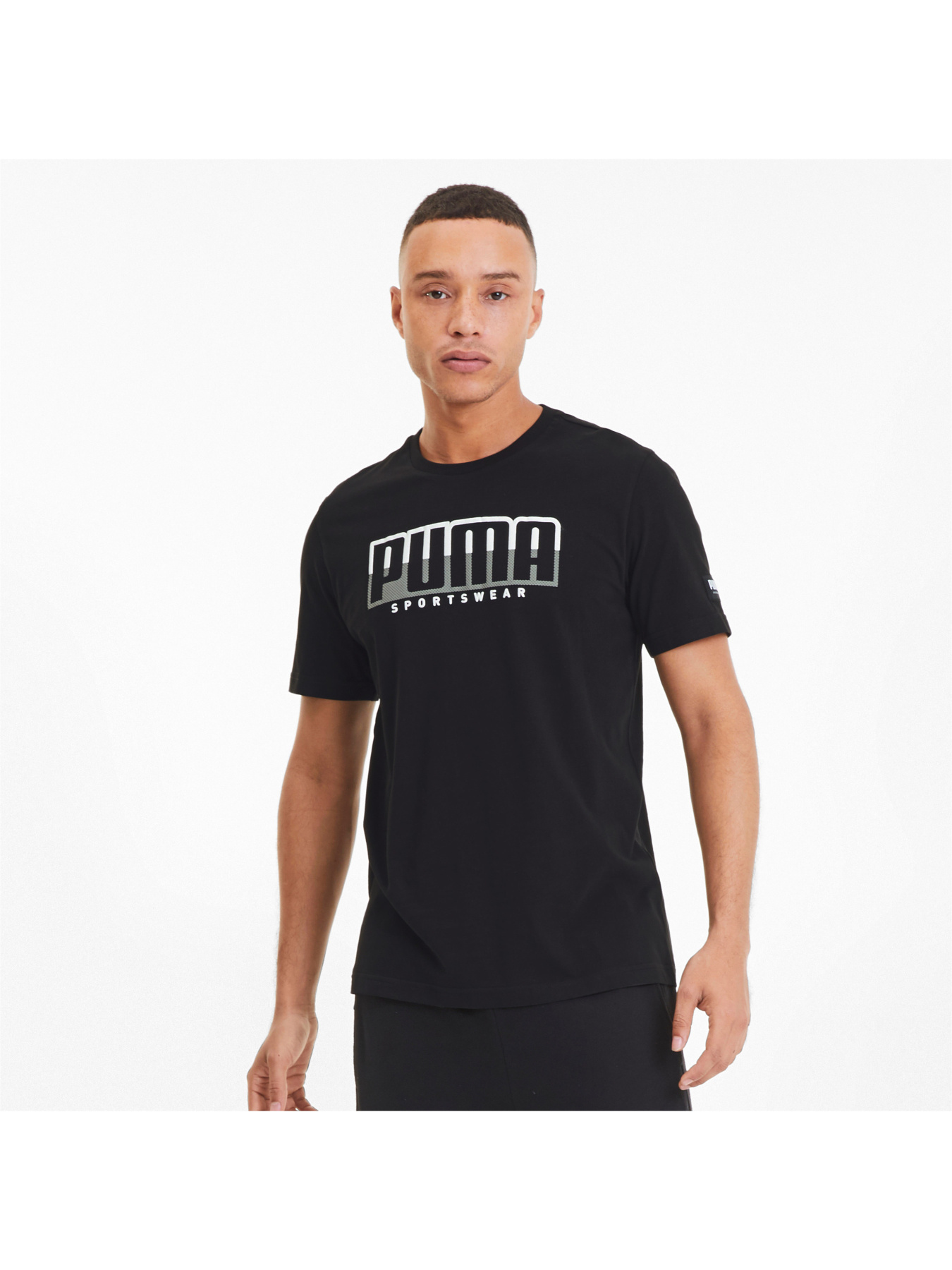 Футболки и поло PUMA Athletics Tee Big Logo модель 581333 Фото