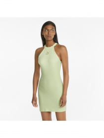 Платье миди PUMA Classics Ribbed Sl Dress модель 533453 Фото