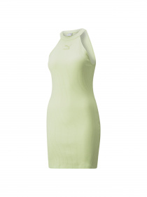 Платье миди PUMA Classics Ribbed Sl Dress модель 533453 Фото
