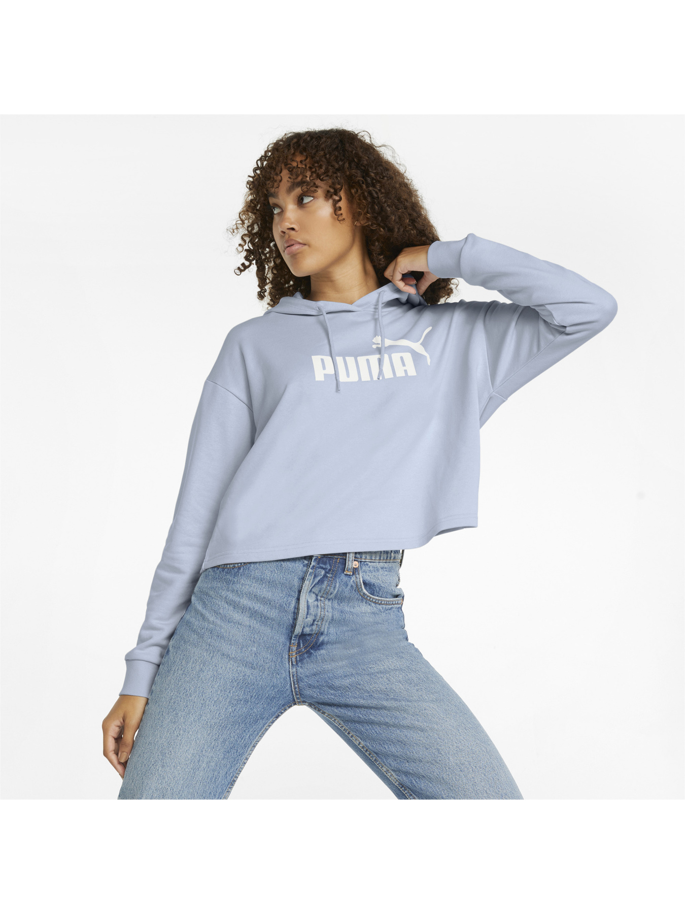 Худі PUMA Ess Cropped Logo Hoodie Tr модель 586870 Фото