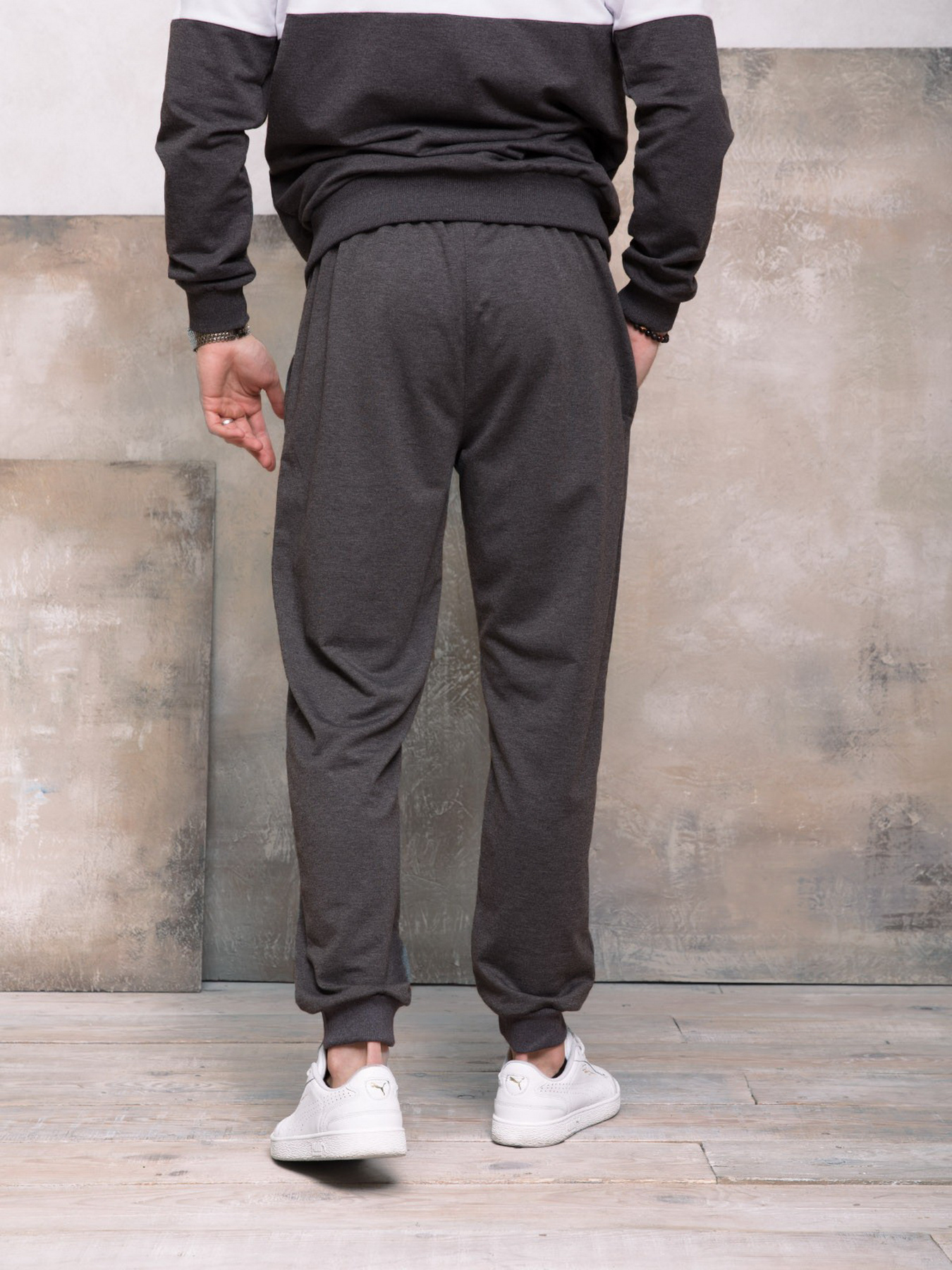 Штаны спортивные ISSA Plus модель GN-406_darkgray Фото