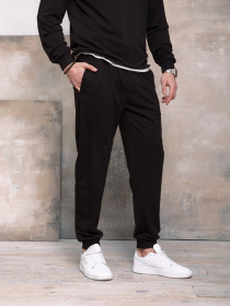 Спортивні штани ISSA Plus модель GN-406_black Спортивні штани ISSA Plus модель GN-406_black Фото