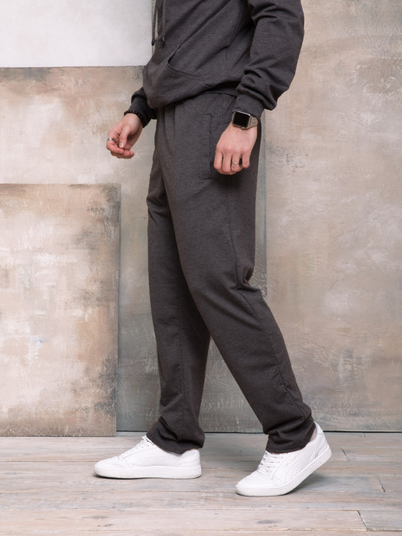 Штаны спортивные ISSA Plus модель GN-407_darkgray Фото