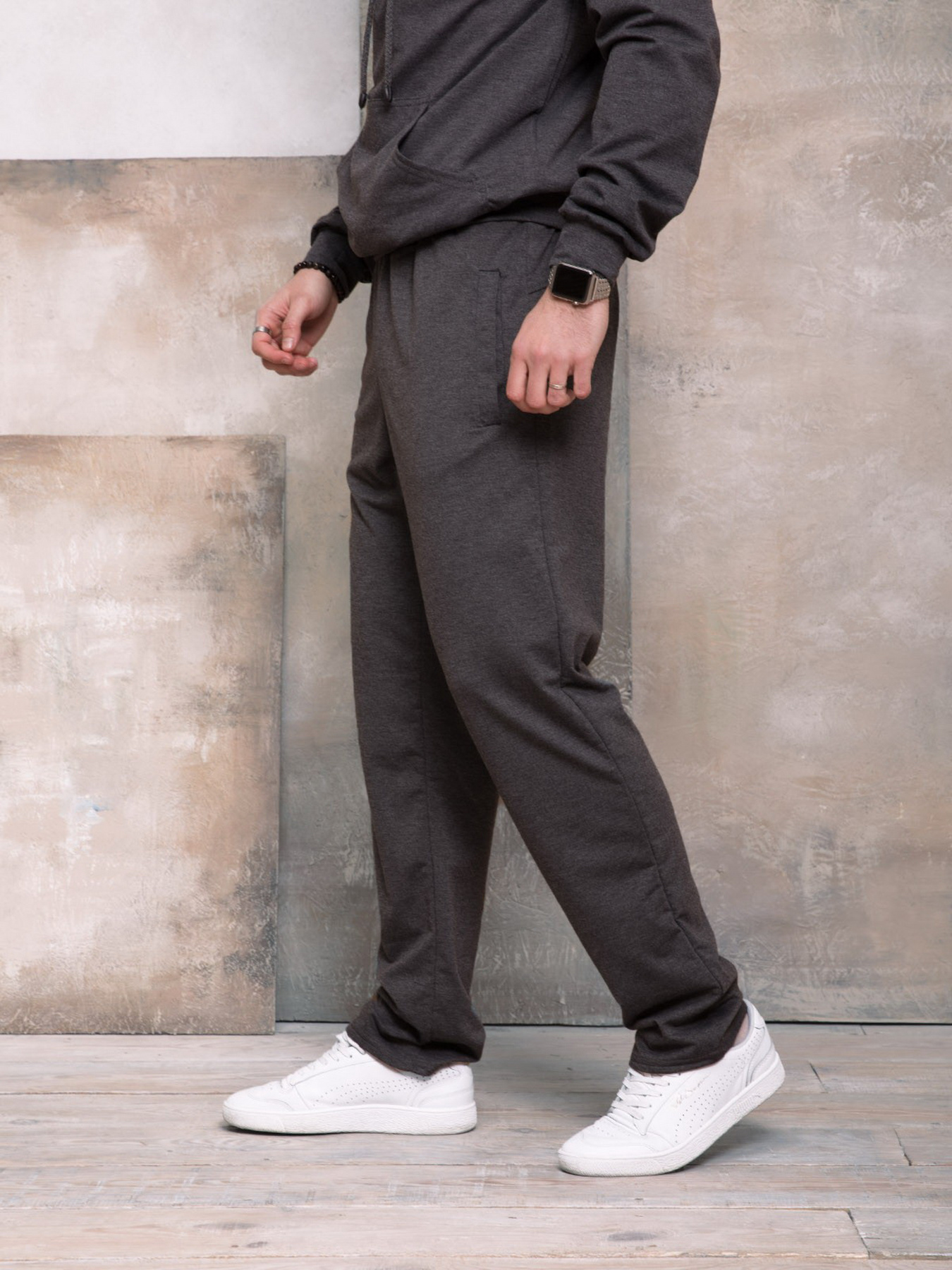 Штаны спортивные ISSA Plus модель GN-407_darkgray Фото