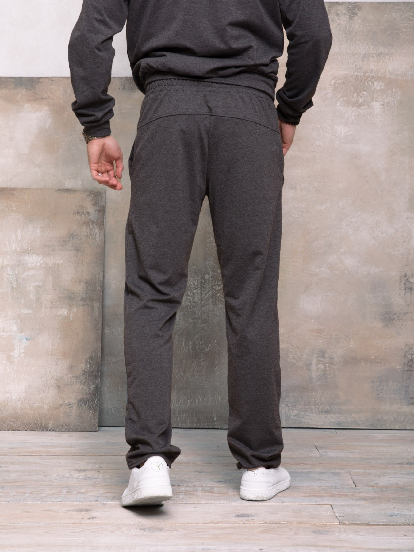 Штаны спортивные ISSA Plus модель GN-407_darkgray Фото