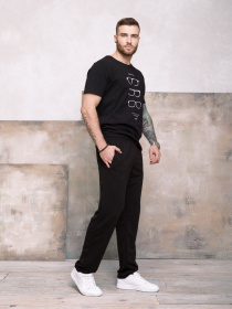 Спортивні штани ISSA Plus модель GN-407_black Спортивні штани ISSA Plus модель GN-407_black Фото