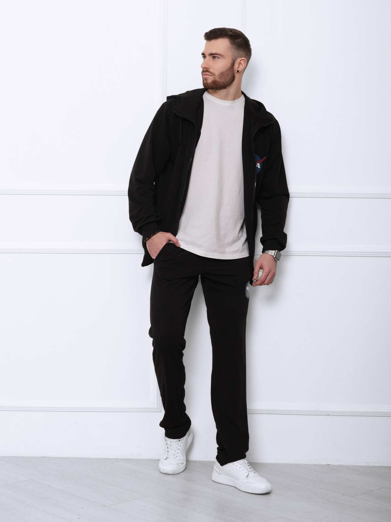 Спортивний костюм ISSA Plus модель GN-409_black Фото