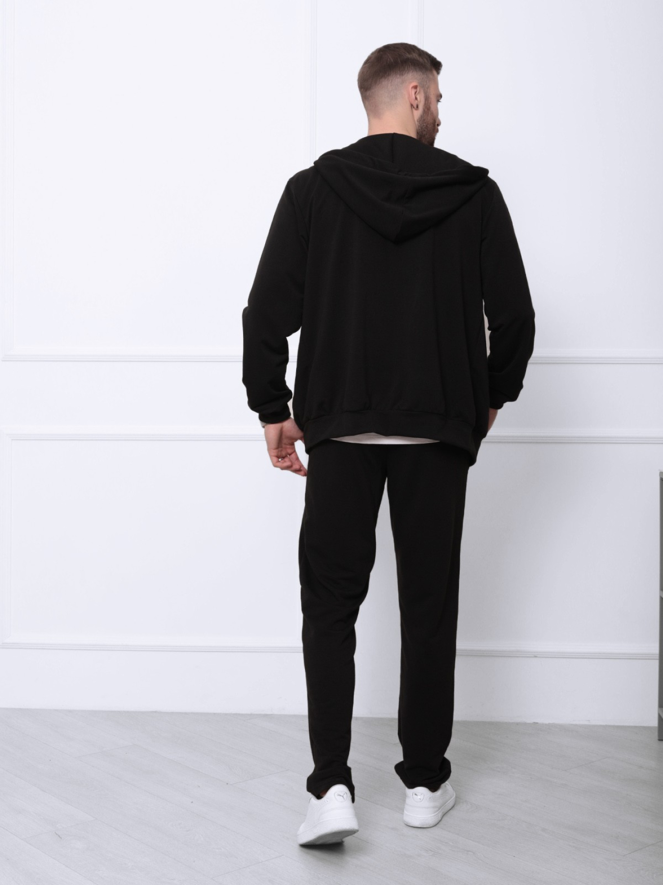 Спортивный костюм ISSA Plus модель GN-409_black Спортивный костюм ISSA Plus модель GN-409_black Фото