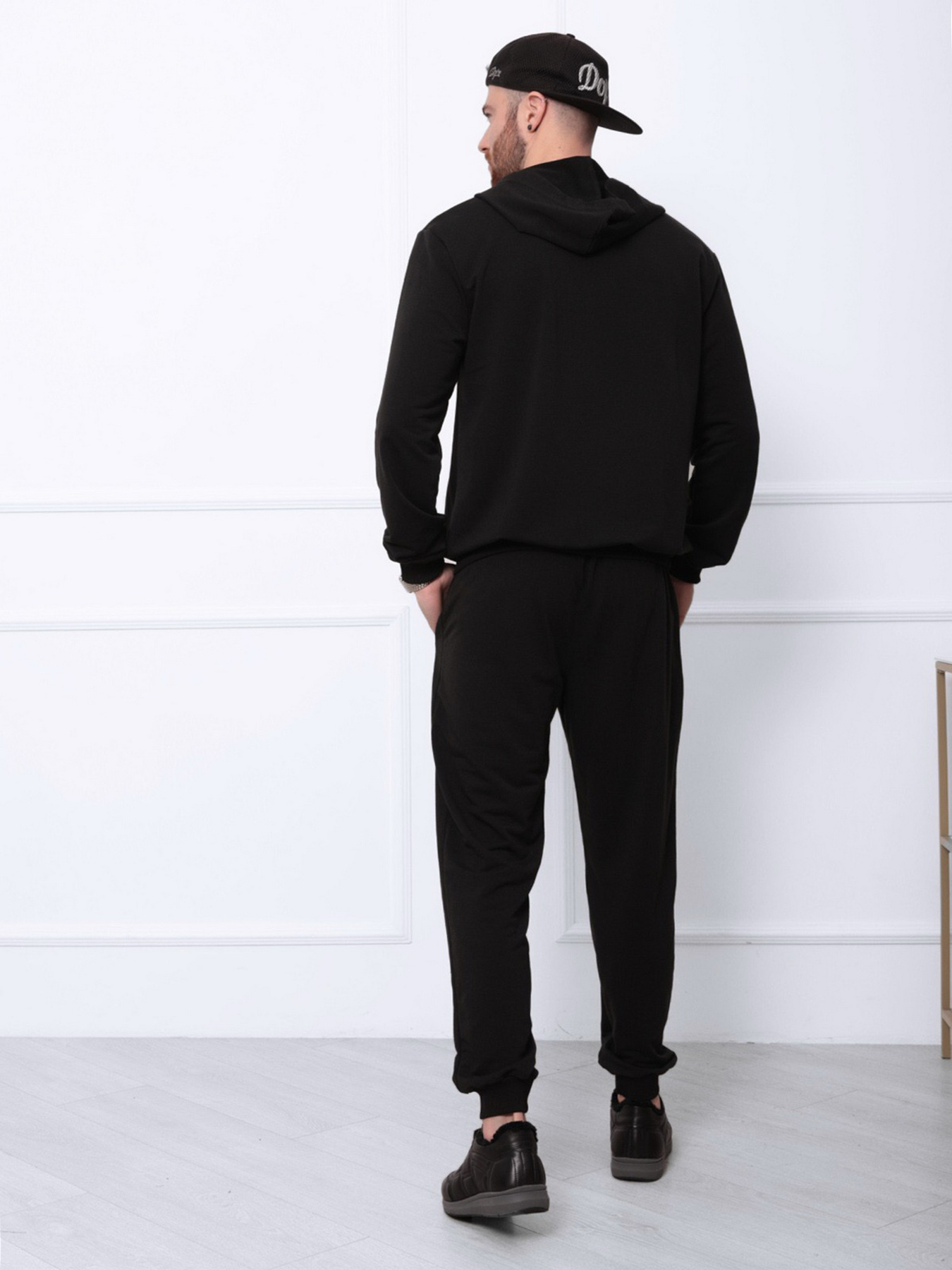 Спортивний костюм ISSA Plus модель GN-411_black Фото