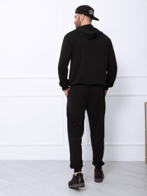 Спортивний костюм ISSA Plus модель GN-411_black Фото