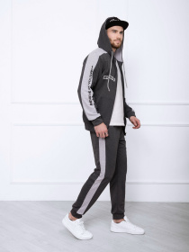 Спортивний костюм ISSA Plus модель GN-412_darkgray Фото