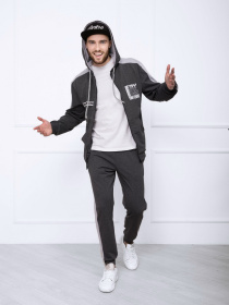 Спортивний костюм ISSA Plus модель GN-412_darkgray Фото