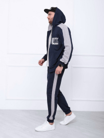 Спортивный костюм ISSA Plus модель GN-412_darkblue Фото