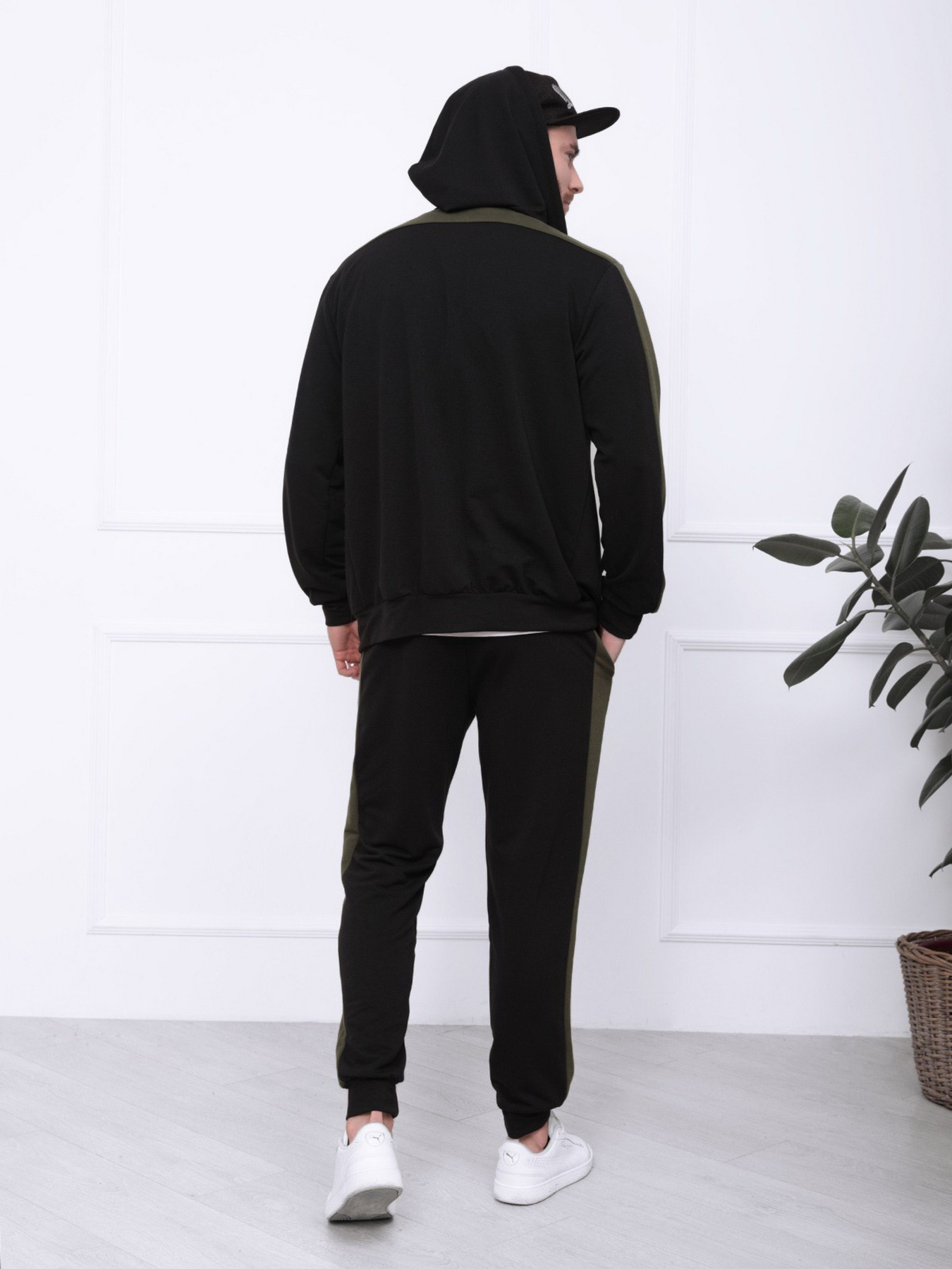 Спортивний костюм ISSA Plus модель GN-412_black Фото