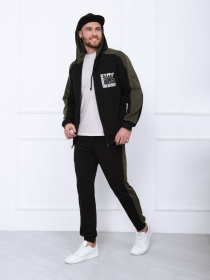 Спортивний костюм ISSA Plus модель GN-412_black Фото