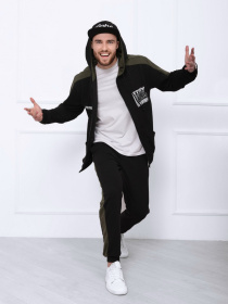 Спортивний костюм ISSA Plus модель GN-412_black Фото