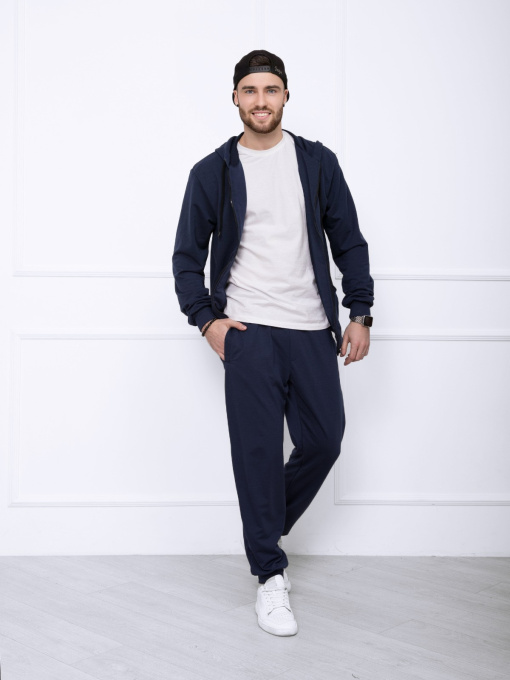 Спортивный костюм ISSA Plus модель GN-414_darkblue Фото