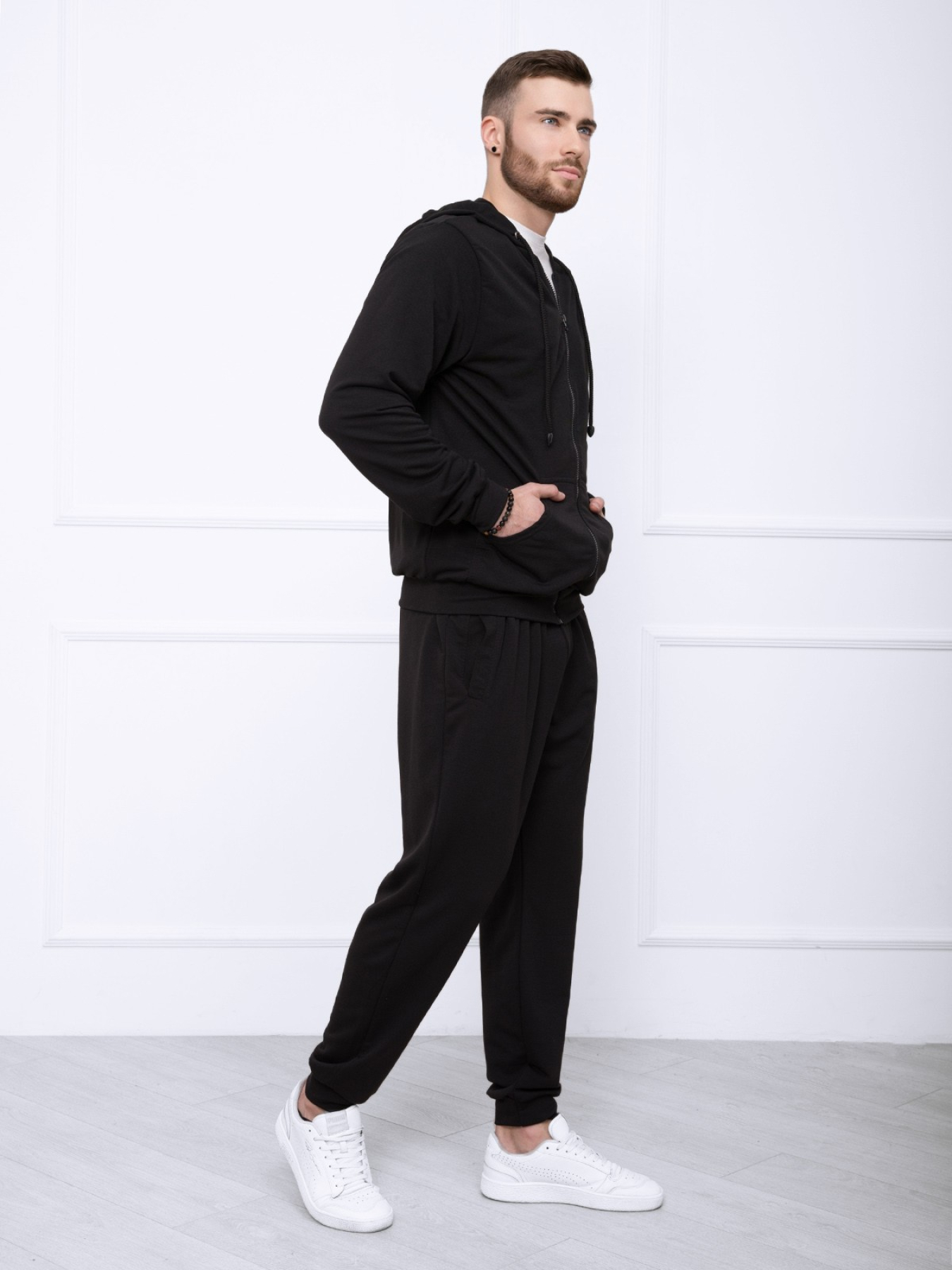 Спортивний костюм ISSA Plus модель GN-414_black Фото