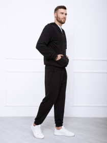 Спортивный костюм ISSA Plus модель GN-414_black Спортивный костюм ISSA Plus модель GN-414_black Фото