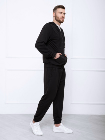 Спортивный костюм ISSA Plus модель GN-414_black Спортивный костюм ISSA Plus модель GN-414_black Фото