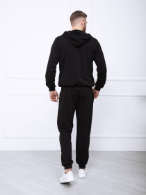 Спортивный костюм ISSA Plus модель GN-414_black Спортивный костюм ISSA Plus модель GN-414_black Фото