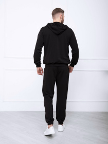 Спортивный костюм ISSA Plus модель GN-414_black Спортивный костюм ISSA Plus модель GN-414_black Фото