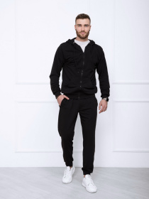 Спортивный костюм ISSA Plus модель GN-414_black Спортивный костюм ISSA Plus модель GN-414_black Фото