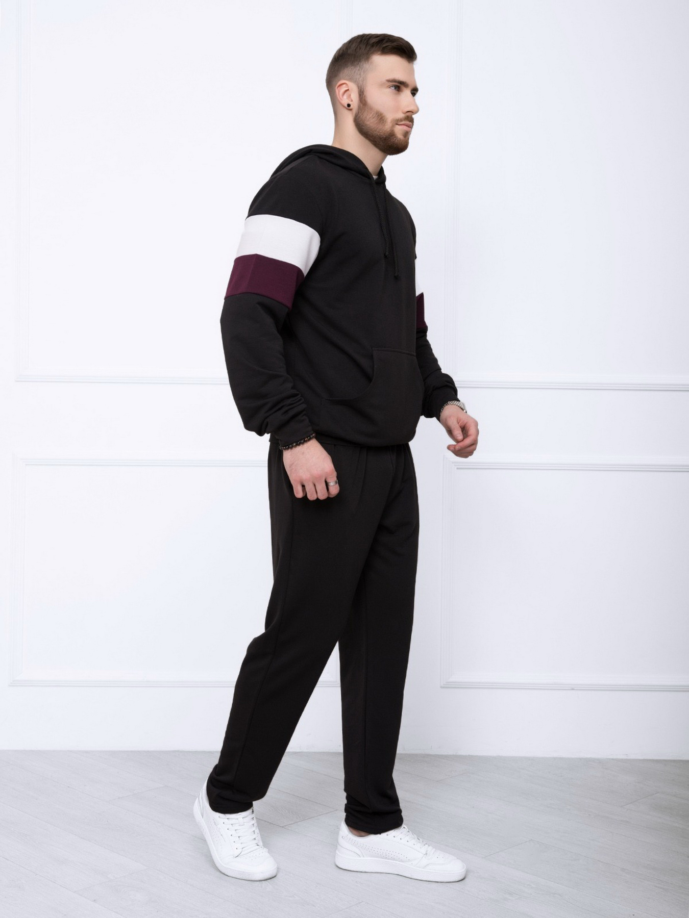 Спортивний костюм ISSA Plus модель GN-415_black Фото