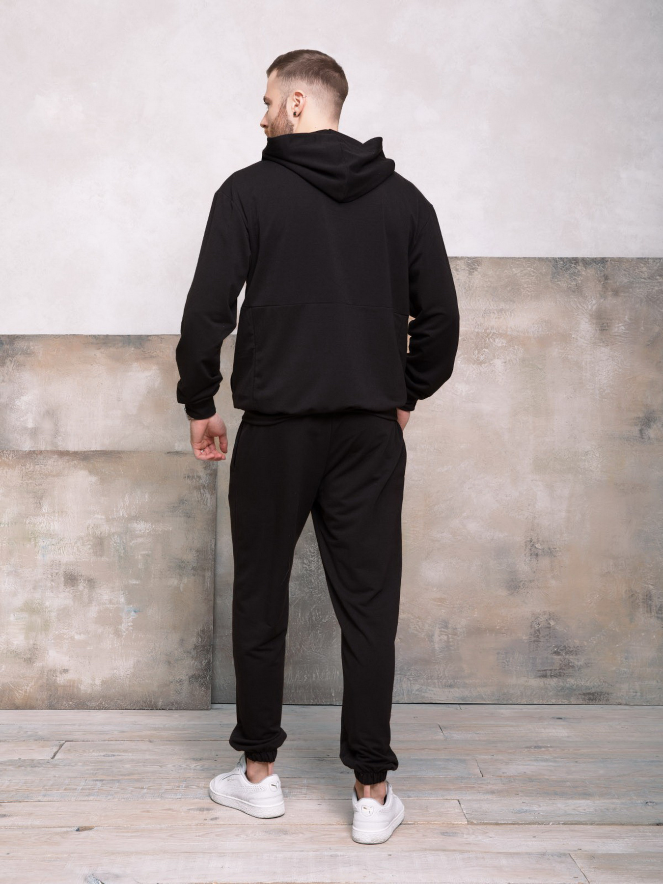 Спортивный костюм ISSA Plus модель GN-418_black Спортивный костюм ISSA Plus модель GN-418_black Фото