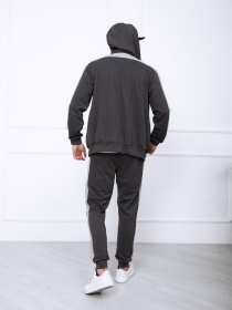 Спортивний костюм ISSA Plus модель GN-422_darkgreygrey Фото