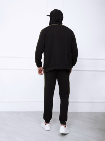 Спортивный костюм ISSA Plus модель GN-422_blackkhaki Спортивный костюм ISSA Plus модель GN-422_blackkhaki Фото