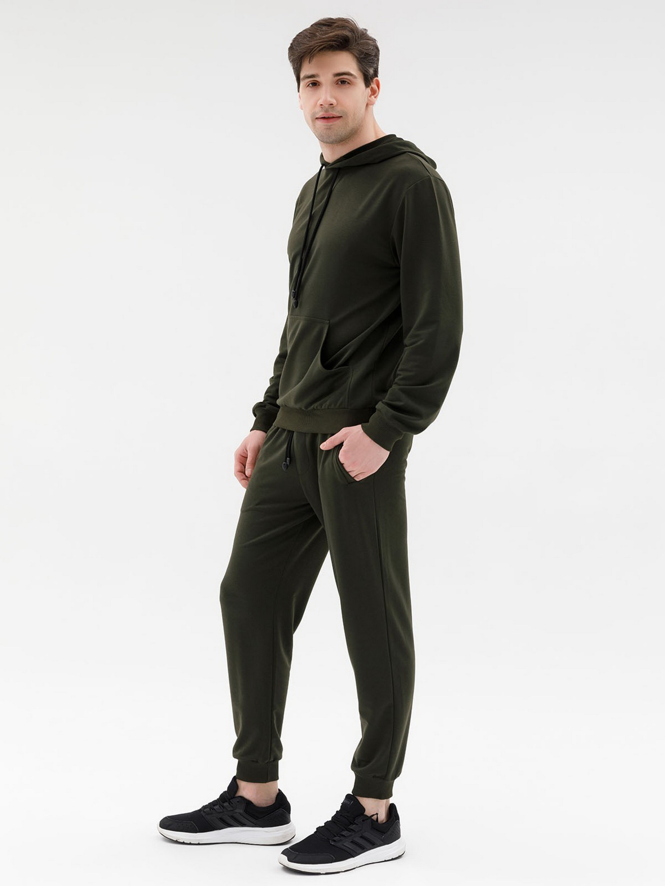 Спортивний костюм ISSA Plus модель GN-429_khaki Фото