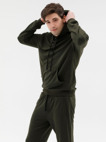 Спортивний костюм ISSA Plus модель GN-429_khaki Фото