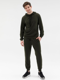 Спортивний костюм ISSA Plus модель GN-429_khaki Фото