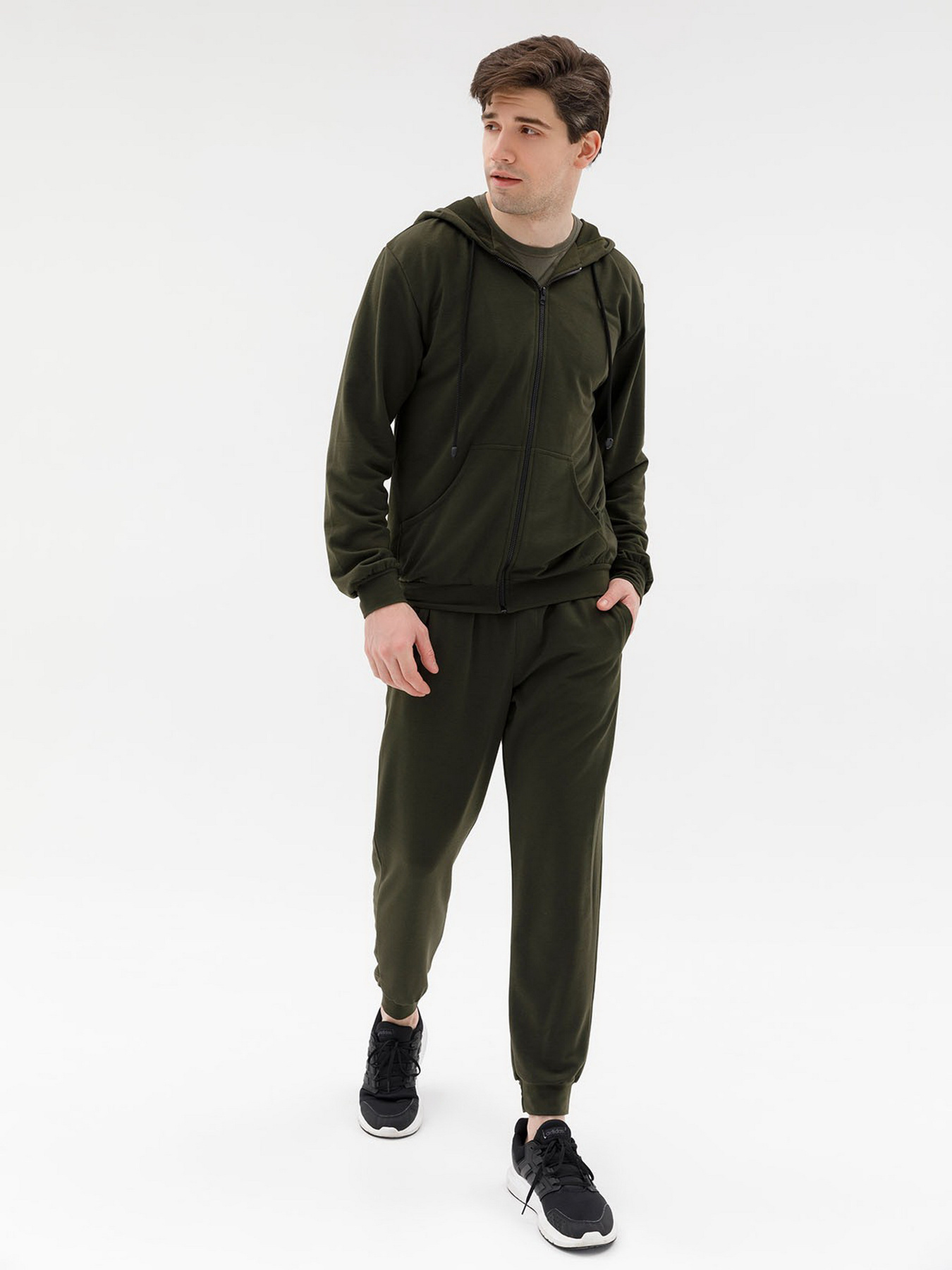 Спортивный костюм ISSA Plus модель GN-430_khaki Фото