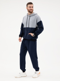 Спортивный костюм ISSA Plus модель GN-431_blue Спортивный костюм ISSA Plus модель GN-431_blue Фото