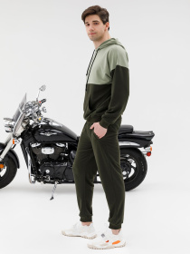 Спортивный костюм ISSA Plus модель GN-431_khaki Фото