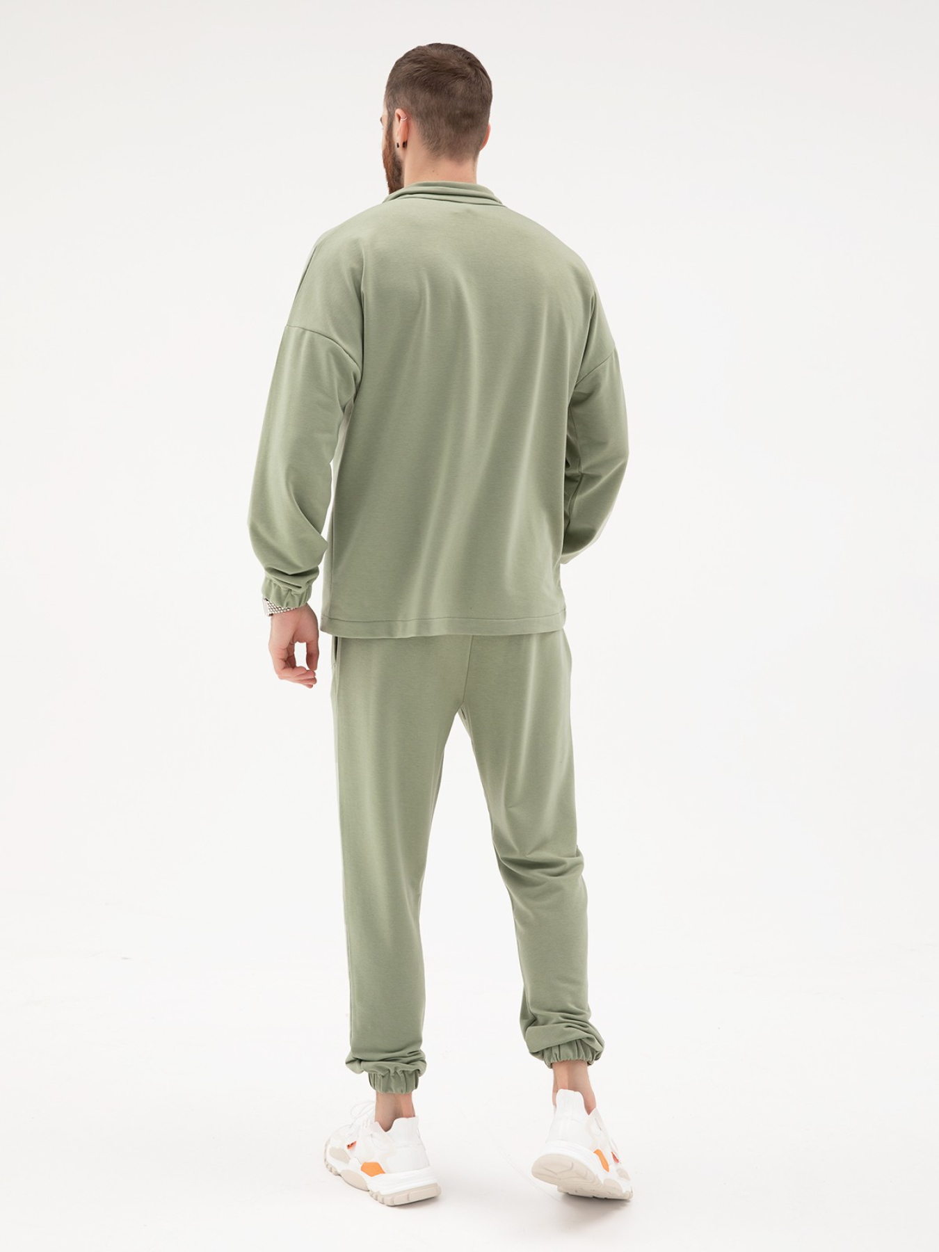 Спортивный костюм ISSA Plus модель GN-432_olive Фото