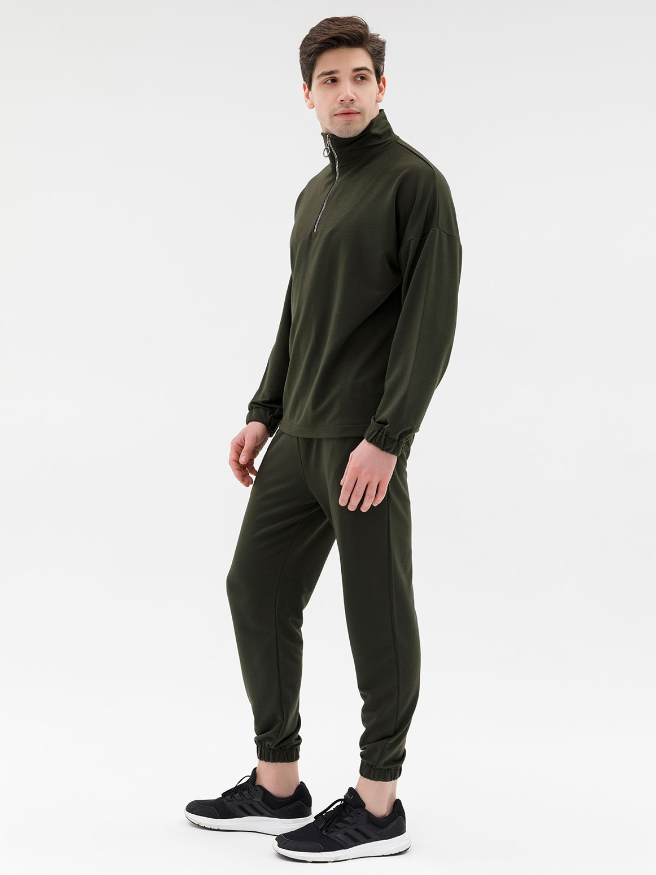 Спортивный костюм ISSA Plus модель GN-432_khaki Фото