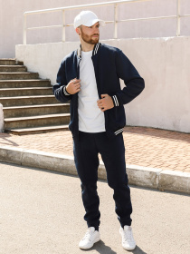 Спортивный костюм ISSA Plus модель GN-451_darkblue Фото