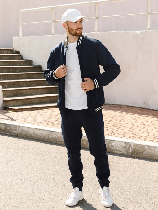 Спортивный костюм ISSA Plus модель GN-451_darkblue Фото