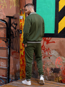 Спортивный костюм ISSA Plus модель GN-451_khaki Фото