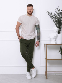 Штаны спортивные ISSA Plus модель SA-127_khaki Фото