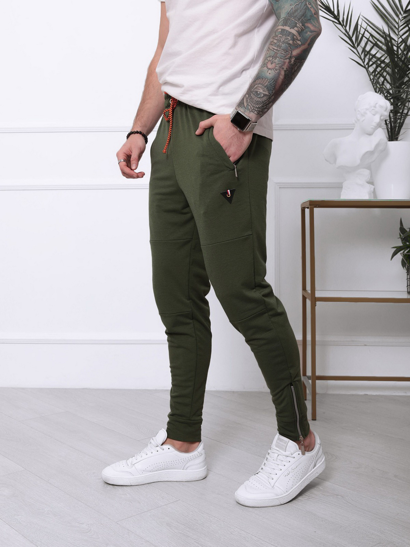 Штаны спортивные ISSA Plus модель SA-127_khaki Фото
