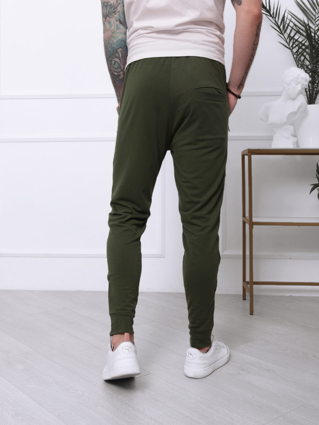 Штаны спортивные ISSA Plus модель SA-127_khaki Фото