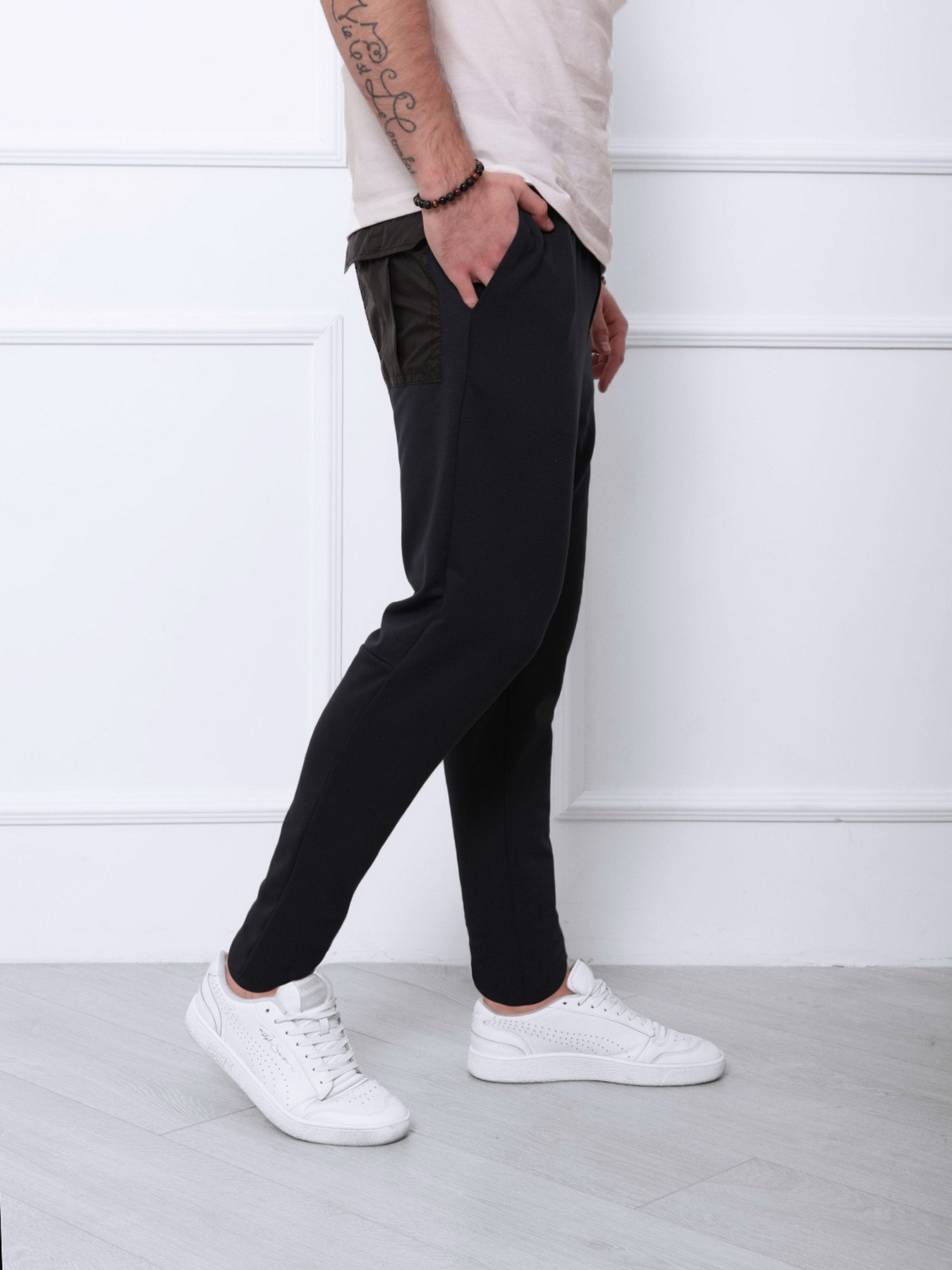 Штаны спортивные ISSA Plus модель SA-141_blue Штаны спортивные ISSA Plus модель SA-141_blue Фото