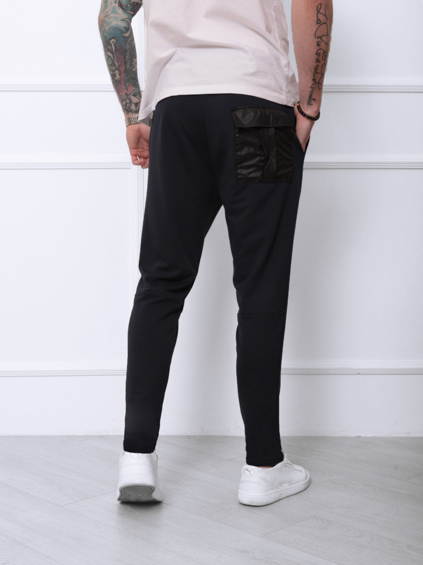 Штаны спортивные ISSA Plus модель SA-141_blue Штаны спортивные ISSA Plus модель SA-141_blue Фото